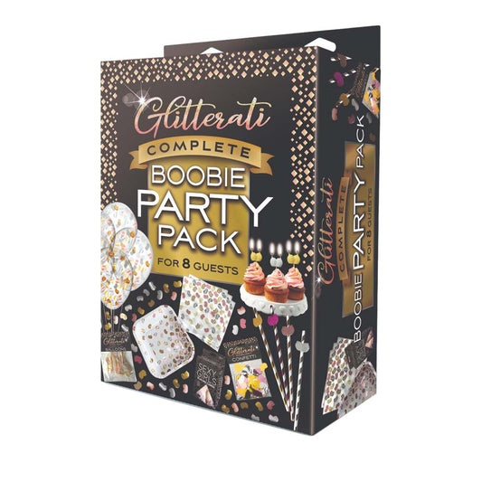 Glitterati Boobie Party Pack – Rechargeable, Discreet, Intimate Wellness Accessory – Quiet, Rechargeable, Waterproof, Couples & Solo Use, Discreet Intimate Wellness Accessory