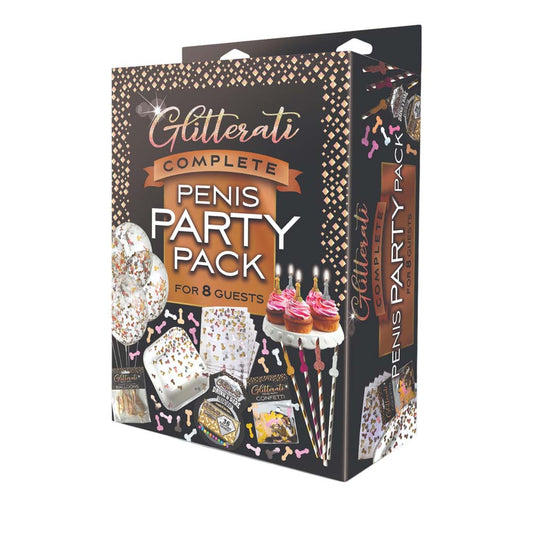 Glitterati male Party Pack – Rechargeable, Discreet, Intimate Wellness Accessory – Quiet, Rechargeable, Waterproof, Couples & Solo Use, Discreet Intimate Wellness Accessory