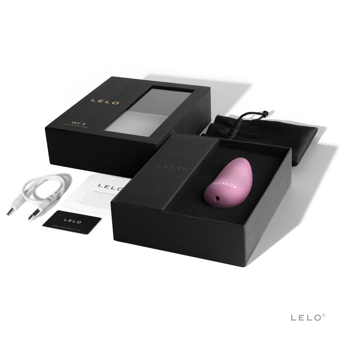 Lily 2 Pink (Rose & Wisteria) – Rechargeable, Discreet, Intimate Wellness Accessory – Quiet, Rechargeable, Waterproof, Couples & Solo Use, Discreet Intimate Wellness Accessory