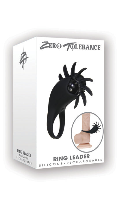 Zero Tolerance Ring Leader male Ring – Rechargeable, Discreet, Intimate Wellness Accessory – Quiet, Rechargeable, Waterproof, Couples & Solo Use, Discreet Intimate Wellness Accessory