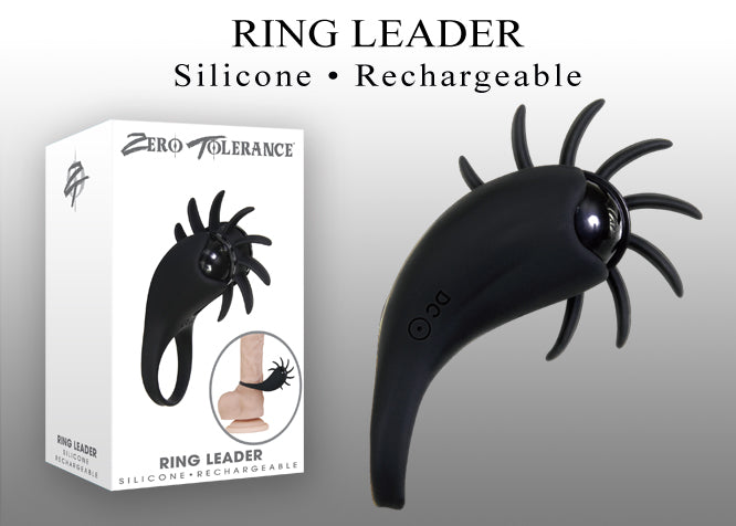 Zero Tolerance Ring Leader male Ring – Rechargeable, Discreet, Intimate Wellness Accessory – Quiet, Rechargeable, Waterproof, Couples & Solo Use, Discreet Intimate Wellness Accessory