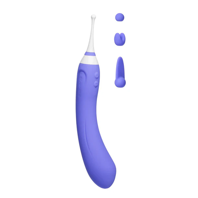 HYPHY BLUETOOTH REMOTE CONTROLLED DUAL END massager - PURPLE – Rechargeable, Discreet, Intimate Wellness Accessory – Quiet, Rechargeable, Waterproof, Couples & Solo Use, Discreet Intimate Wellness Accessory