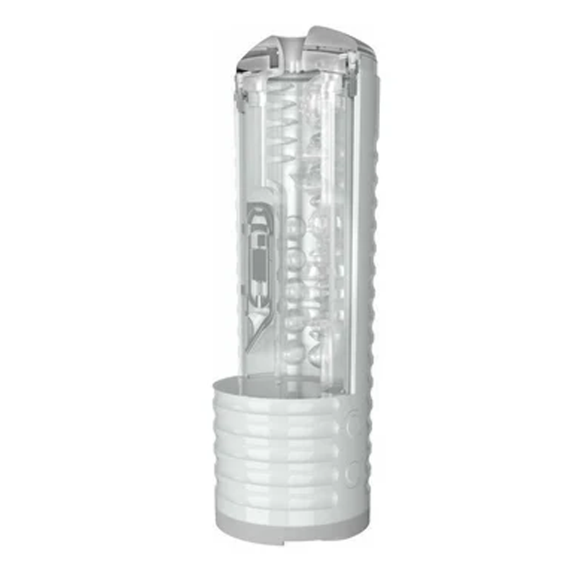 MAX 2 MALE solo massager - CLEAR – Rechargeable, Discreet, Intimate Wellness Accessory – Quiet, Rechargeable, Waterproof, Couples & Solo Use, Discreet Intimate Wellness Accessory