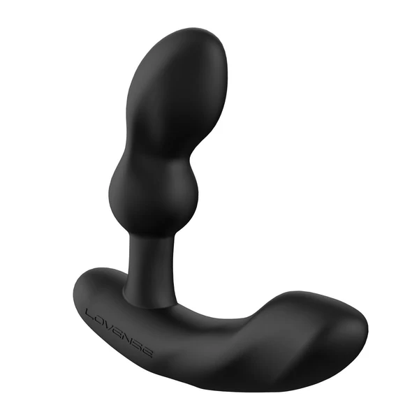 EDGE 2 BLUETOOTH PROSTATE MASSAGER - BLACK – Rechargeable, Discreet, Intimate Wellness Accessory – Quiet, Rechargeable, Waterproof, Couples & Solo Use, Discreet Intimate Wellness Accessory