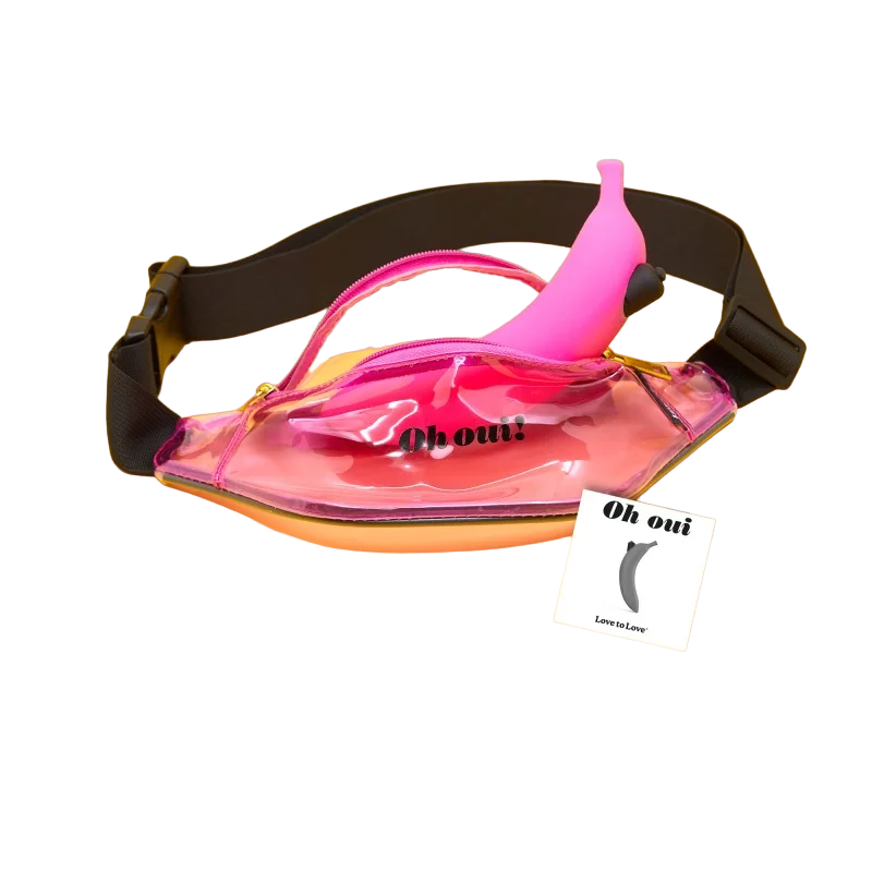 OH OUI - DANGER PINK – Rechargeable, Discreet, Intimate Wellness Accessory – Quiet, Rechargeable, Waterproof, Couples & Solo Use, Discreet Intimate Wellness Accessory