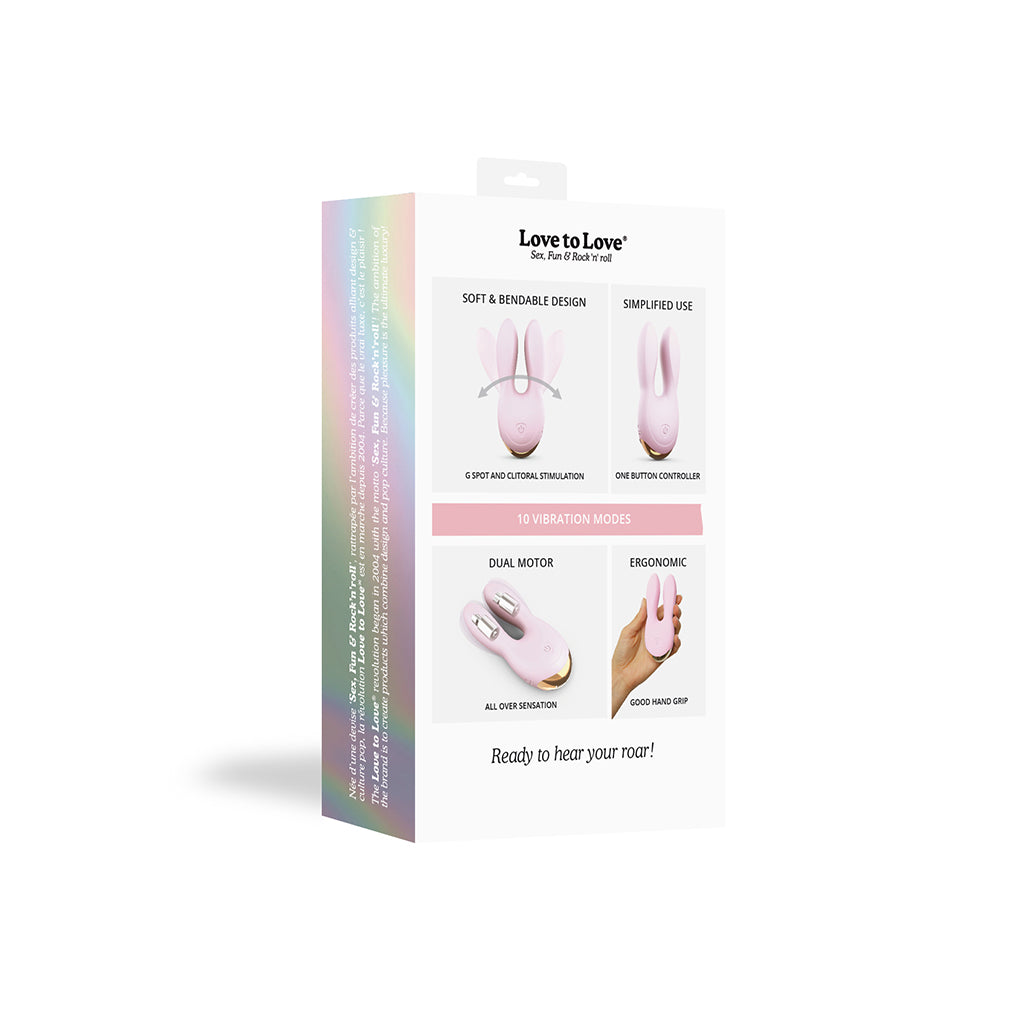 HEAR ME - BABY PINK – Rechargeable, Discreet, Intimate Wellness Accessory – Quiet, Rechargeable, Waterproof, Couples & Solo Use, Discreet Intimate Wellness Accessory