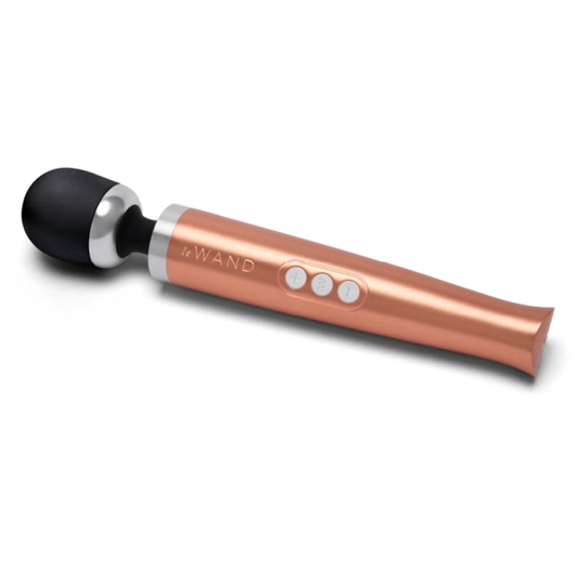 Die Cast Rechargeable Vibrating Massager - Rose Gold – Rechargeable, Discreet, Intimate Wellness Accessory – Quiet, Rechargeable, Waterproof, Couples & Solo Use, Discreet Intimate Wellness Accessory