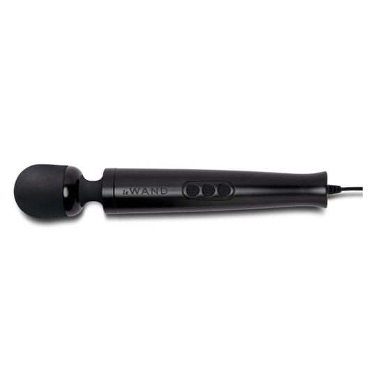 Die Cast Plug-In Vibrating Massager - Black – Rechargeable, Discreet, Intimate Wellness Accessory – Quiet, Rechargeable, Waterproof, Couples & Solo Use, Discreet Intimate Wellness Accessory