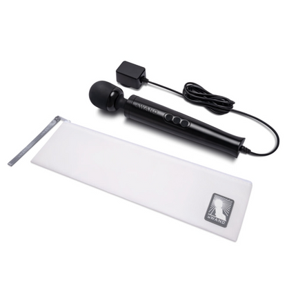 Die Cast Plug-In Vibrating Massager - Black – Rechargeable, Discreet, Intimate Wellness Accessory – Quiet, Rechargeable, Waterproof, Couples & Solo Use, Discreet Intimate Wellness Accessory