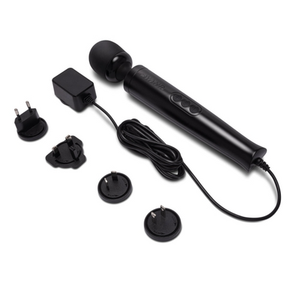 Die Cast Plug-In Vibrating Massager - Black – Rechargeable, Discreet, Intimate Wellness Accessory – Quiet, Rechargeable, Waterproof, Couples & Solo Use, Discreet Intimate Wellness Accessory