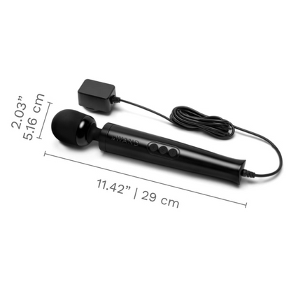 Die Cast Plug-In Vibrating Massager - Black – Rechargeable, Discreet, Intimate Wellness Accessory – Quiet, Rechargeable, Waterproof, Couples & Solo Use, Discreet Intimate Wellness Accessory