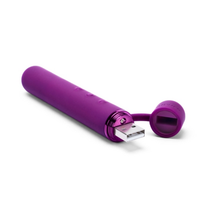 Baton - Dark Cherry – Rechargeable, Discreet, Intimate Wellness Accessory – Quiet, Rechargeable, Waterproof, Couples & Solo Use, Discreet Intimate Wellness Accessory