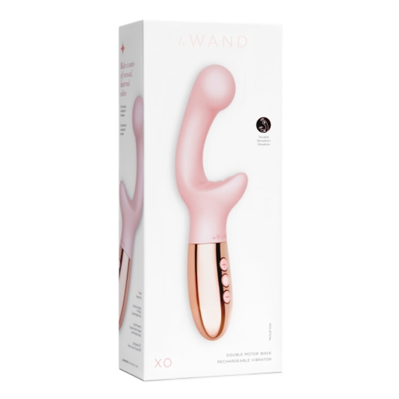 XO - Rose Gold – Rechargeable, Discreet, Intimate Wellness Accessory – Quiet, Rechargeable, Waterproof, Couples & Solo Use, Discreet Intimate Wellness Accessory