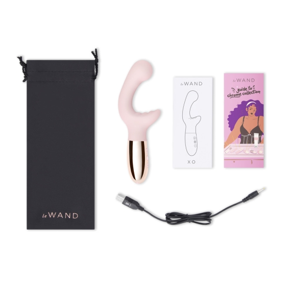 XO - Rose Gold – Rechargeable, Discreet, Intimate Wellness Accessory – Quiet, Rechargeable, Waterproof, Couples & Solo Use, Discreet Intimate Wellness Accessory
