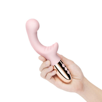 XO - Rose Gold – Rechargeable, Discreet, Intimate Wellness Accessory – Quiet, Rechargeable, Waterproof, Couples & Solo Use, Discreet Intimate Wellness Accessory