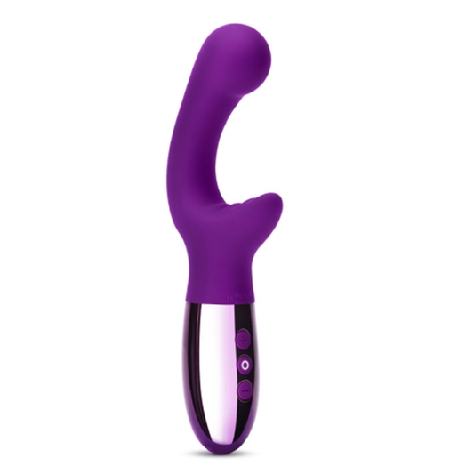 XO - Dark Cherry – Rechargeable, Discreet, Intimate Wellness Accessory – Quiet, Rechargeable, Waterproof, Couples & Solo Use, Discreet Intimate Wellness Accessory