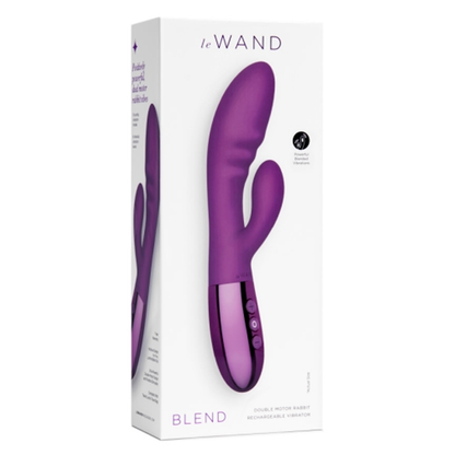 Blend - Dark Cherry – Rechargeable, Discreet, Intimate Wellness Accessory – Quiet, Rechargeable, Waterproof, Couples & Solo Use, Discreet Intimate Wellness Accessory