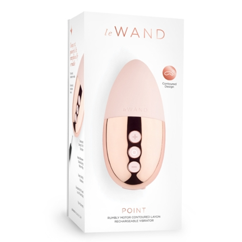 Point - Rose Gold – Rechargeable, Discreet, Intimate Wellness Accessory – Quiet, Rechargeable, Waterproof, Couples & Solo Use, Discreet Intimate Wellness Accessory