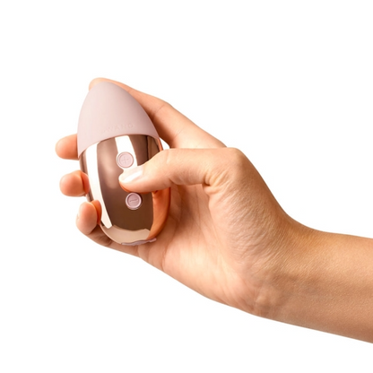 Point - Rose Gold – Rechargeable, Discreet, Intimate Wellness Accessory – Quiet, Rechargeable, Waterproof, Couples & Solo Use, Discreet Intimate Wellness Accessory