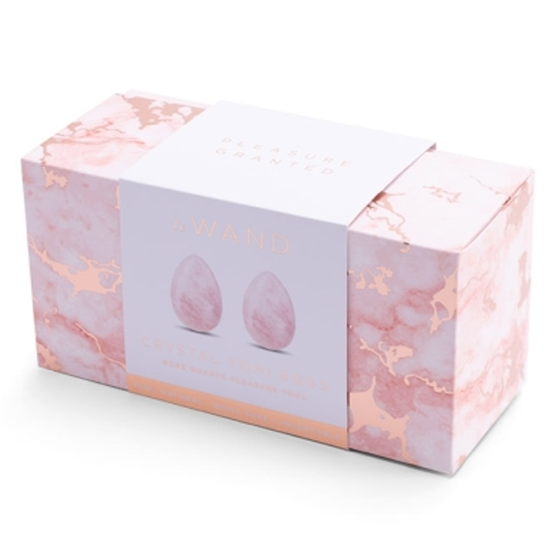 Crystal Yoni Eggs - Rose Quartz – Rechargeable, Discreet, Intimate Wellness Accessory – Quiet, Rechargeable, Waterproof, Couples & Solo Use, Discreet Intimate Wellness Accessory