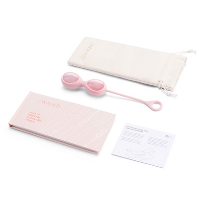 Crystal Yoni Eggs - Rose Quartz – Rechargeable, Discreet, Intimate Wellness Accessory – Quiet, Rechargeable, Waterproof, Couples & Solo Use, Discreet Intimate Wellness Accessory