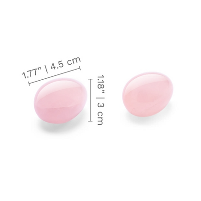 Crystal Yoni Eggs - Rose Quartz – Rechargeable, Discreet, Intimate Wellness Accessory – Quiet, Rechargeable, Waterproof, Couples & Solo Use, Discreet Intimate Wellness Accessory