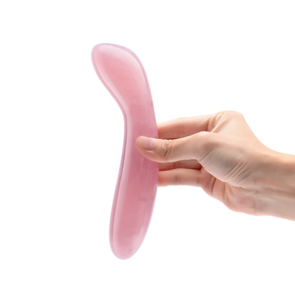 Crystal G Wand - Rose Quartz – Rechargeable, Discreet, Intimate Wellness Accessory – Quiet, Rechargeable, Waterproof, Couples & Solo Use, Discreet Intimate Wellness Accessory
