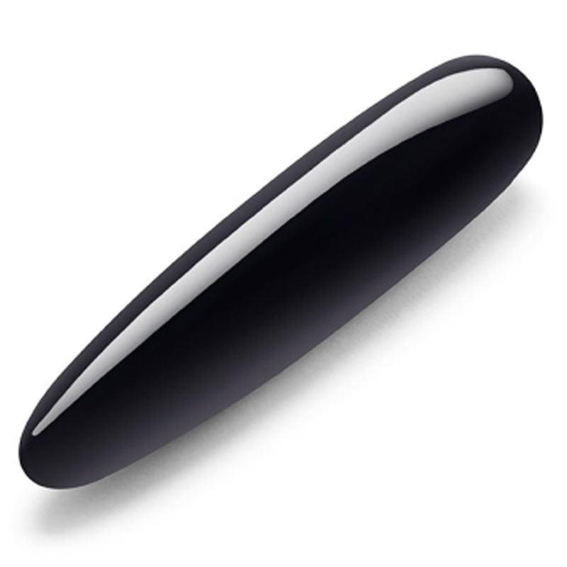 Crystal Slim Wand - Black Obsidian – Rechargeable, Discreet, Intimate Wellness Accessory – Quiet, Rechargeable, Waterproof, Couples & Solo Use, Discreet Intimate Wellness Accessory