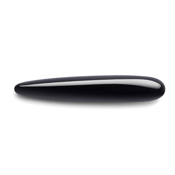 Crystal Slim Wand - Black Obsidian – Rechargeable, Discreet, Intimate Wellness Accessory – Quiet, Rechargeable, Waterproof, Couples & Solo Use, Discreet Intimate Wellness Accessory