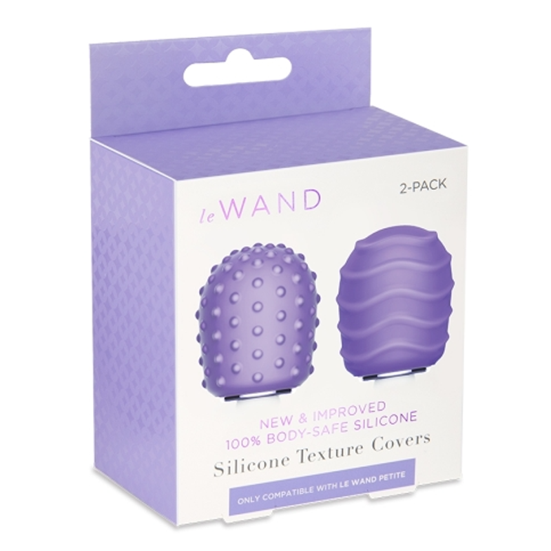 Petite Silicone Texture Covers (2-Pack) – Rechargeable, Discreet, Intimate Wellness Accessory – Quiet, Rechargeable, Waterproof, Couples & Solo Use, Discreet Intimate Wellness Accessory