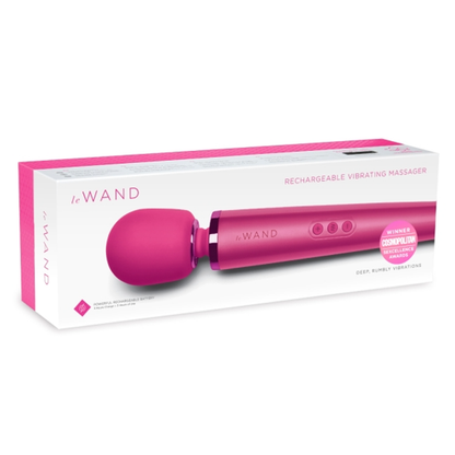 Rechargeable Vibrating Massager - Magenta – Rechargeable, Discreet, Intimate Wellness Accessory – Quiet, Rechargeable, Waterproof, Couples & Solo Use, Discreet Intimate Wellness Accessory