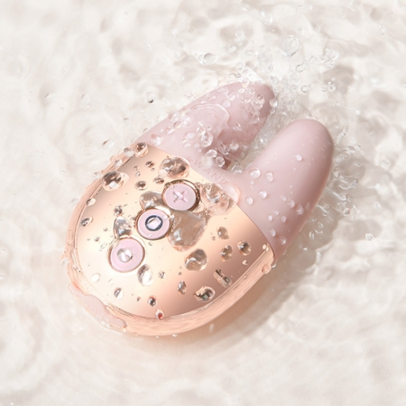 Double Vibe - Rose Gold – Rechargeable, Discreet, Intimate Wellness Accessory – Quiet, Rechargeable, Waterproof, Couples & Solo Use, Discreet Intimate Wellness Accessory