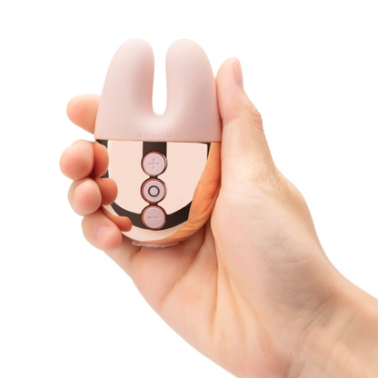 Double Vibe - Rose Gold – Rechargeable, Discreet, Intimate Wellness Accessory – Quiet, Rechargeable, Waterproof, Couples & Solo Use, Discreet Intimate Wellness Accessory