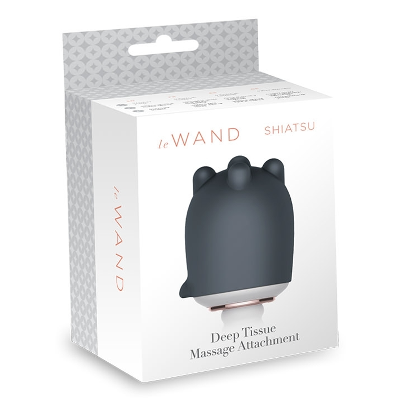 Shiatsu Deep Tissue Massage Silicone Attachment – Rechargeable, Discreet, Intimate Wellness Accessory – Quiet, Rechargeable, Waterproof, Couples & Solo Use, Discreet Intimate Wellness Accessory