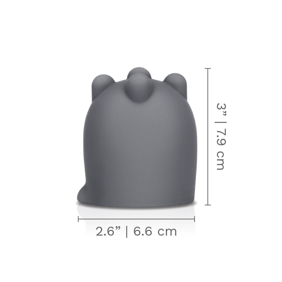 Shiatsu Deep Tissue Massage Silicone Attachment – Rechargeable, Discreet, Intimate Wellness Accessory – Quiet, Rechargeable, Waterproof, Couples & Solo Use, Discreet Intimate Wellness Accessory