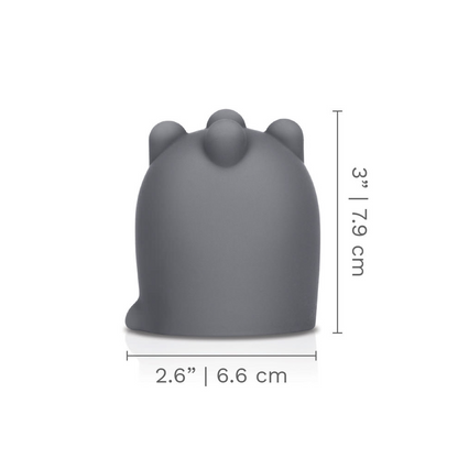Shiatsu Deep Tissue Massage Silicone Attachment – Rechargeable, Discreet, Intimate Wellness Accessory – Quiet, Rechargeable, Waterproof, Couples & Solo Use, Discreet Intimate Wellness Accessory