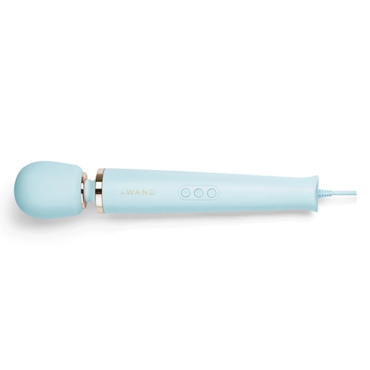 Plug-In Vibrating Massager - Sky Blue – Rechargeable, Discreet, Intimate Wellness Accessory – Quiet, Rechargeable, Waterproof, Couples & Solo Use, Discreet Intimate Wellness Accessory