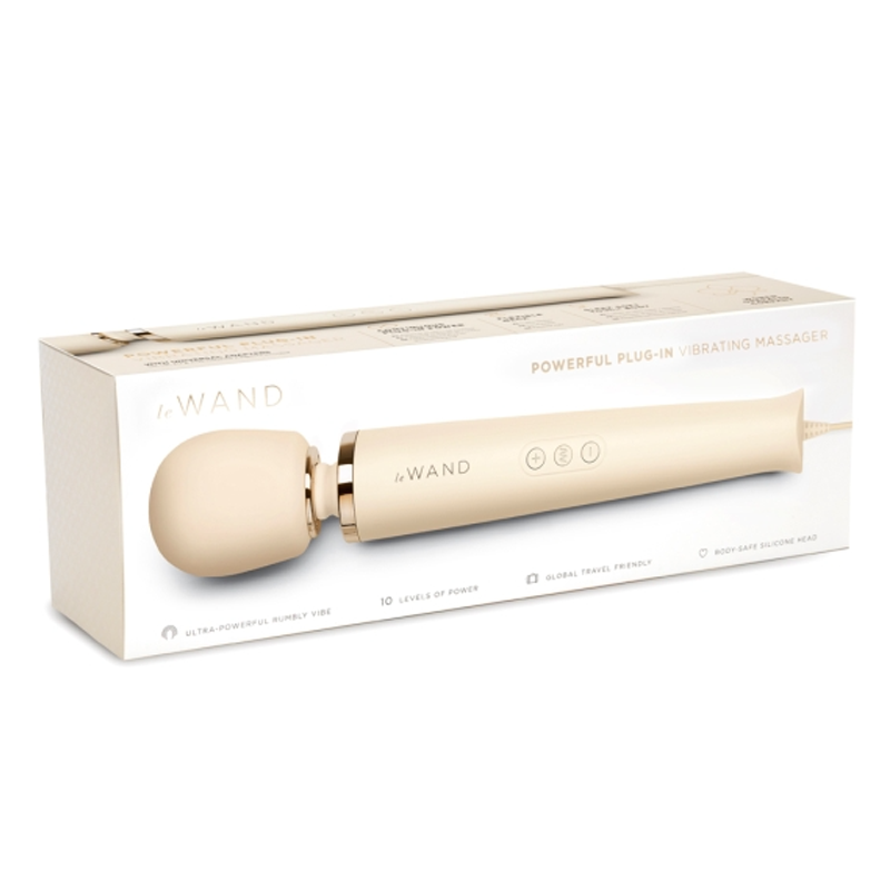 Plug-In Vibrating Massager - Cream – Rechargeable, Discreet, Intimate Wellness Accessory – Quiet, Rechargeable, Waterproof, Couples & Solo Use, Discreet Intimate Wellness Accessory