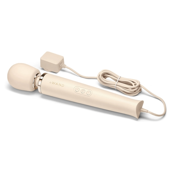 Plug-In Vibrating Massager - Cream – Rechargeable, Discreet, Intimate Wellness Accessory – Quiet, Rechargeable, Waterproof, Couples & Solo Use, Discreet Intimate Wellness Accessory