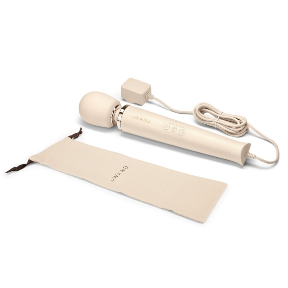 Plug-In Vibrating Massager - Cream – Rechargeable, Discreet, Intimate Wellness Accessory – Quiet, Rechargeable, Waterproof, Couples & Solo Use, Discreet Intimate Wellness Accessory