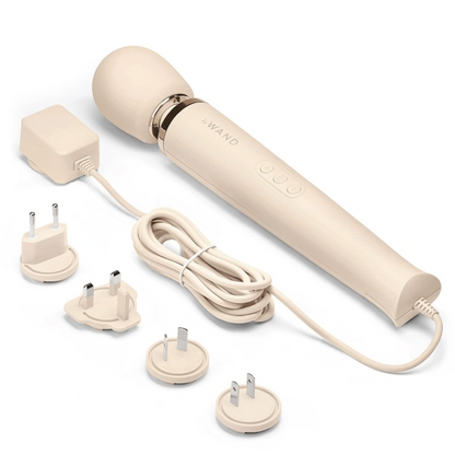 Plug-In Vibrating Massager - Cream – Rechargeable, Discreet, Intimate Wellness Accessory – Quiet, Rechargeable, Waterproof, Couples & Solo Use, Discreet Intimate Wellness Accessory