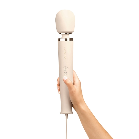 Plug-In Vibrating Massager - Cream – Rechargeable, Discreet, Intimate Wellness Accessory – Quiet, Rechargeable, Waterproof, Couples & Solo Use, Discreet Intimate Wellness Accessory