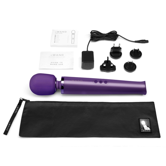 Rechargeable Vibrating Massager - Purple – Rechargeable, Discreet, Intimate Wellness Accessory – Quiet, Rechargeable, Waterproof, Couples & Solo Use, Discreet Intimate Wellness Accessory