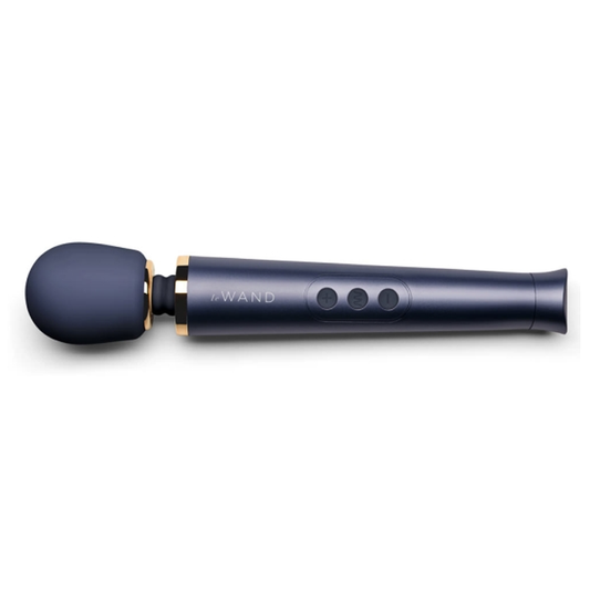 Petite Rechargeable Massager - Navy – Rechargeable, Discreet, Intimate Wellness Accessory – Quiet, Rechargeable, Waterproof, Couples & Solo Use, Discreet Intimate Wellness Accessory