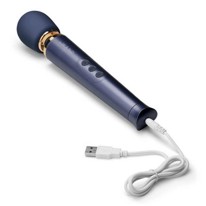 Petite Rechargeable Massager - Navy – Rechargeable, Discreet, Intimate Wellness Accessory – Quiet, Rechargeable, Waterproof, Couples & Solo Use, Discreet Intimate Wellness Accessory