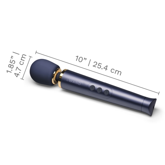 Petite Rechargeable Massager - Navy – Rechargeable, Discreet, Intimate Wellness Accessory – Quiet, Rechargeable, Waterproof, Couples & Solo Use, Discreet Intimate Wellness Accessory