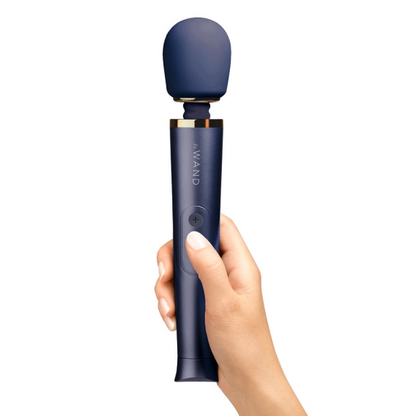 Petite Rechargeable Massager - Navy – Rechargeable, Discreet, Intimate Wellness Accessory – Quiet, Rechargeable, Waterproof, Couples & Solo Use, Discreet Intimate Wellness Accessory