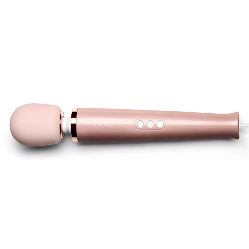 Plug-In Vibrating Massager - Rose Gold – Rechargeable, Discreet, Intimate Wellness Accessory – Quiet, Rechargeable, Waterproof, Couples & Solo Use, Discreet Intimate Wellness Accessory
