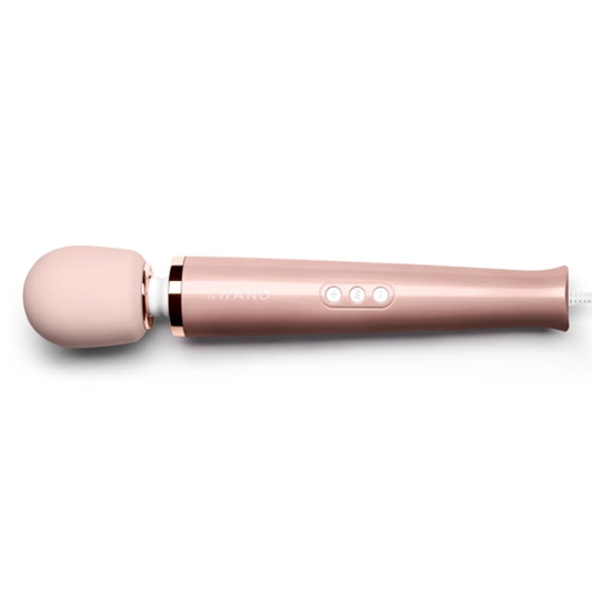 Plug-In Vibrating Massager - Rose Gold – Rechargeable, Discreet, Intimate Wellness Accessory – Quiet, Rechargeable, Waterproof, Couples & Solo Use, Discreet Intimate Wellness Accessory