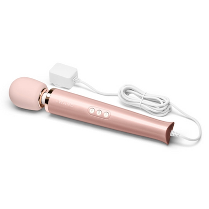 Plug-In Vibrating Massager - Rose Gold – Rechargeable, Discreet, Intimate Wellness Accessory – Quiet, Rechargeable, Waterproof, Couples & Solo Use, Discreet Intimate Wellness Accessory